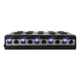 Patch Panel Poe Volt 5 Portas 12v Até 48v Régua Poe Volt