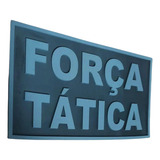 Patch Placa Emborrachado Força Tática