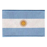 Patch Sublimado Bandeira Argentina 5 5x3 5 Bordado