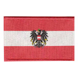 Patch Sublimado Bandeira Austria 5 5x3
