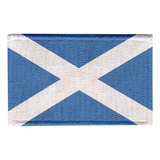 Patch Sublimado Bandeira Escócia 8 0x5 5 Bordado