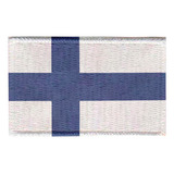Patch Sublimado Bandeira Finlândia 8 0x5 5 Bordado