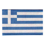 Patch Sublimado Bandeira Grécia 5 5x3 5 Bordado