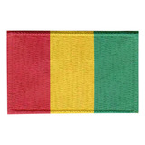 Patch Sublimado Bandeira Guiné 8 0x5 5 Bordado
