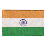 Patch Sublimado Bandeira India 8 0x5 5 Bordado