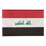 Patch Sublimado Bandeira Iraque 5 5x3 5 Bordado