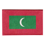 Patch Sublimado Bandeira Maldivas 8 0x5