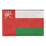 Patch Sublimado Bandeira Omã 5 5x3 5 Bordado