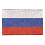 Patch Sublimado Bandeira Rússia 8 0x5 5 Bordado