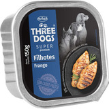 Patê Three Dogs Frango Super Premium Para Cães Filhotes