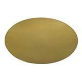Patena Grande 17 Cm Estanho Hóstia Consagração Dourado