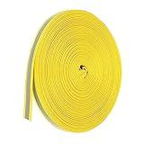 Patikil Fita Refletiva, 10 Mm X 50 Metros, Fita Refletiva De Alta Visibilidade, Costurada, Diy, Tecido De Segurança Para Roupas, Capas De Chuva, Amarelo