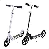 Patinete Adulto Juvenil Scooter 2 Rodas Até 100 Kg Criança Adolescente Branco 
