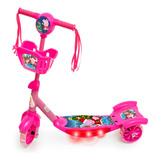 Patinete Cesta Infantil Pepa Minnie Sonic Masha Natal 2024