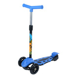 Patinete Dm Toys Radical Power Azul Para Crianças Até 40kg