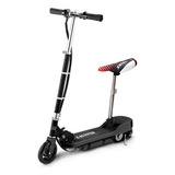 Patinete Elétrico Motorizado Scooter Com Assento Preto 24v Cor Preto