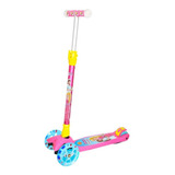 Patinete Infantil 03 Rodas C Luz E Kit Proteção Acessórios
