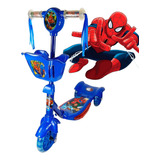 Patinete Infantil 3 Rodas Homem Aranha Musical