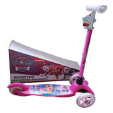 Patinete Infantil 3 Rodas Patrulha Canina 12x Sem Juros