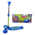 Patinete Infantil 3 Rodinhas Com Luz Ajuste Altura Irado Cor Azul turquesa
