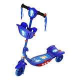 Patinete Infantil Azul Com