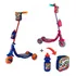 Patinete Infantil Com Acessórios  Garrafinha E Bolsa   Cores Cor Azul