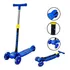 Patinete Infantil Dobrável Altura Ajustável Freio Azul 50kg