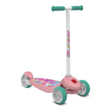 Patinete Infantil Feminino Bandeirante Skatenet Rosa 1501