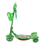 Patinete Infantil Menino Dinossauro 3 Rodas Musical Luz