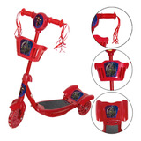 Patinete Infantil Menino Vingadores Ajustável Led