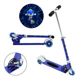 Patinete Patrulha Canina 3 Rodas Ajuste De Altura Azul