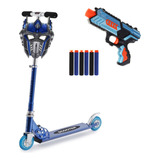 Patinete Radical Infantil Dobrável Máscara Robo Transformers