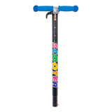 Patinete Regulável 3 Rodac luz P crianças 6 Anos Até 60 Kg Cor Azul