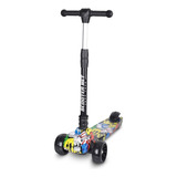 Patinete Scooter Dobrável Com Led