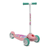 Patinete Skatenet Kid Flower Rosa Bandeirante