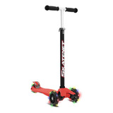 Patinete Skatenet Led Ajustável Vermelho Bandeirante 1542