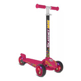 Patinete Skatenet Max Pink Com Rodinhas Pretas Com Led