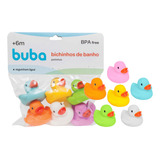 Patinho De Banho Bebê Colors Buba Brinquedo Infantil 3m 