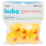 Patinhos De Banho Amarelo Brinquedo Banheira Buba