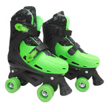 Patins Adulto Ajustavel Tradicional Roller 4 Rodas C Freio