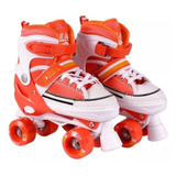 Patins All Slide Classic Rollers Laranja P  29 32  Bel Lazer