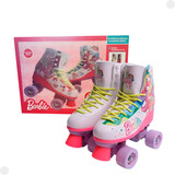 Patins Barbie 04 Rodas Tamanho 33 34 F01654   Fun