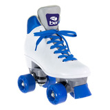 Patins Bel Quad Retro Basic Branco Azul Tam 37