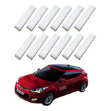 Patins Bucha Guia Teto Solar Hyundai Veloster Kit 12 Peças