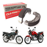 Patins De Freio Honda Cg Titan Fan 160 Lona Traseira Diafrag