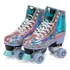 Patins Feminino Sereia Quatro Rodas Quad Bota N 31-34 Fenix