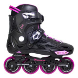Patins Freestyle Traxart Dynamix Rosa Slalon Urban Brinde