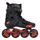 Patins Freestyle Traxart Revolt Preto Abec9 Alumínio Meia