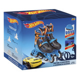 Patins Hot Wheels Ajustável C Segurança M2 33 36 Fun F00109