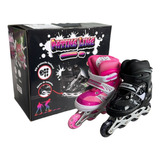 Patins Infantil Kit C Capacete Cotoveleira Joelheira Seguro